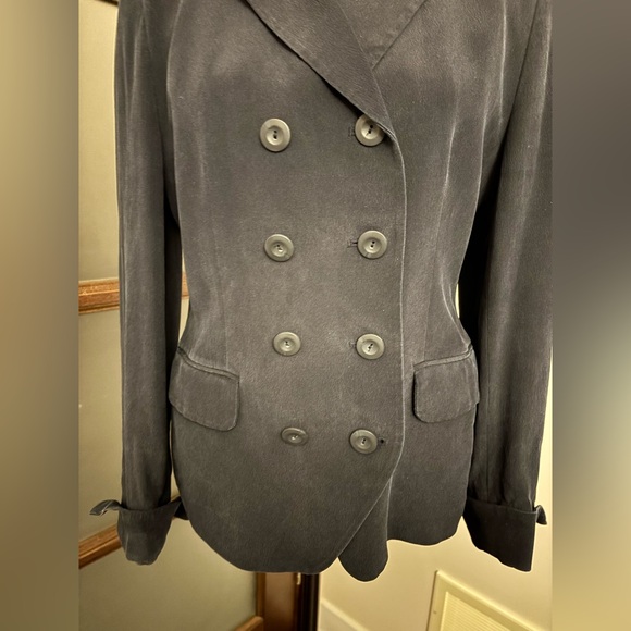 Navy Blue Blazer size 6 Nygard - Picture 4 of 7